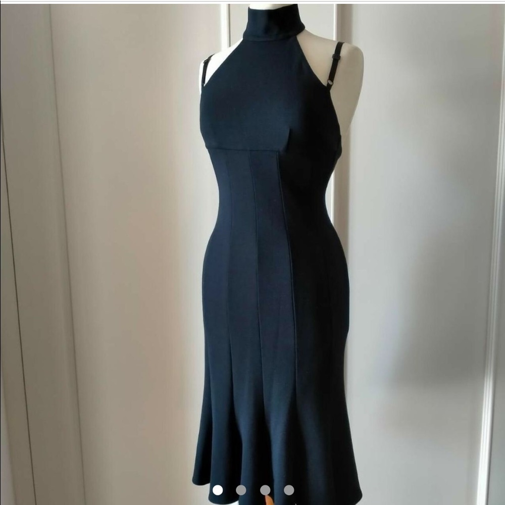Dolce & Gabbana vintage halter neck black dress size small